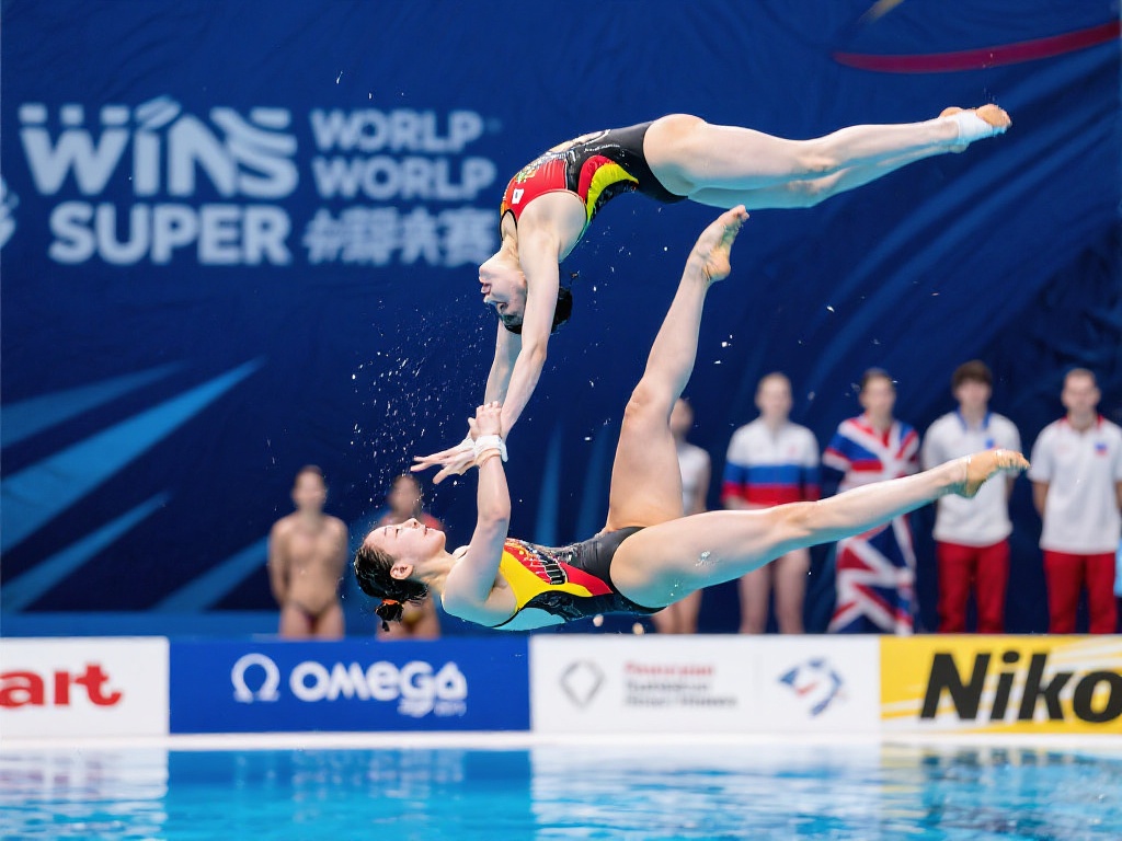 不仅仅是中国队，在跳水世界杯超级决赛中，